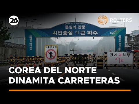 Corea del Norte dinamita carreteras y ferrocarriles en la frontera con el Sur | #Reuters