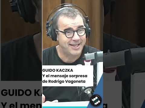 RODRIGO VAGONETA sorprendió a GUIDO KACZKA con un chiste al molde  #Shorts #ShortsLa100