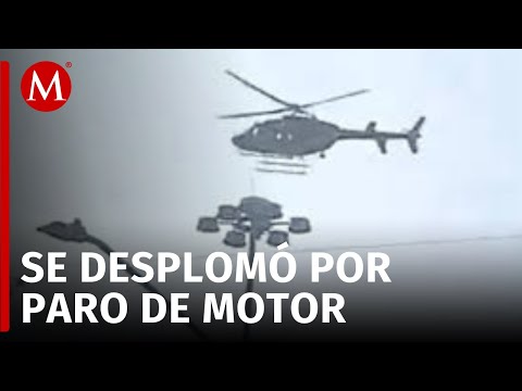 Detalles del accidente de helicóptero en Coyoacán, CdMx