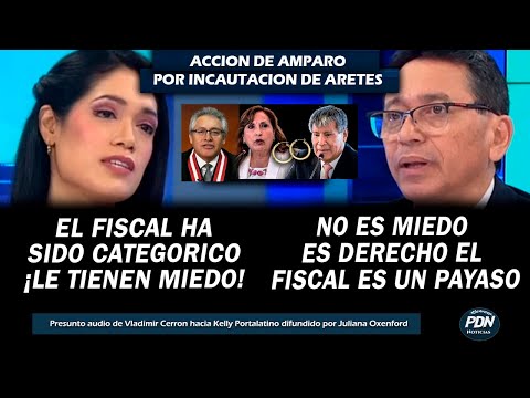 ABOGADO DE OSCORIMA VS PERIODISTA: POR INCAUTACION DE ARETES PRESENTAN ACCION DE AMPARO ANTE EL TC