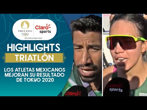 Triatlón #Paris2024 | Los atletas mexicanos hablan tras mejorar su resultado de Tokyo 2020