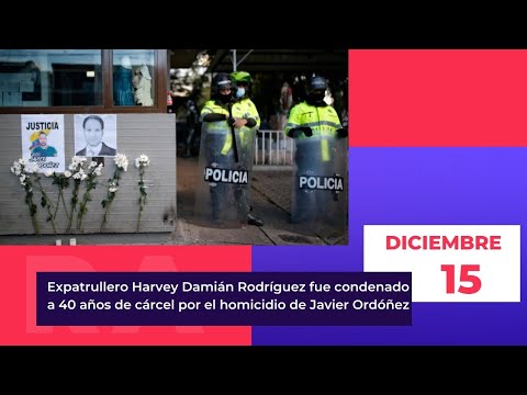 Expatrullero Harvey Damián Rodríguez fue condenado a 40 años de cárcel por el homicidio de Javier Or