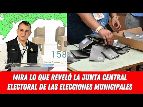 MIRA LO QUE REVELÓ LA JUNTA CENTRAL ELECTORAL DE LAS ELECCIONES MUNICIPALES