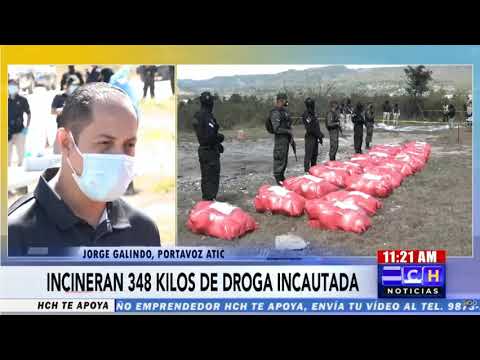 MP incinera hoy 348 paquetes de esta droga incautada