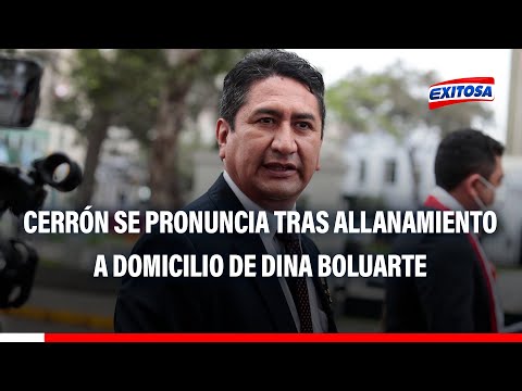 Vladimir Cerrón se pronuncia tras el allanamiento al domicilio de Dina Boluarte