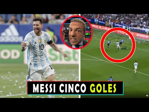 ASI REACCIONA PRENSA ESPAÑOLA A LOS CINCO (5) GOLES DE MESSI CON ARGENINA VS ESTONIA 5-0 AMISTOSO