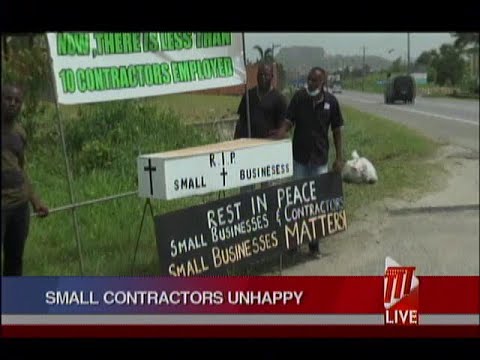 Small Contractors Want Jobs