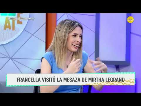 Francella visitó la mesaza de Mirtha Legrand | DPZT