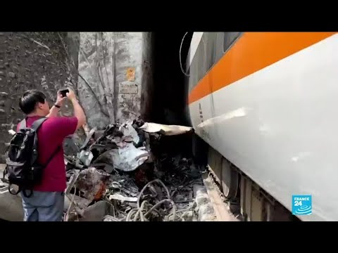 Accident ferroviaire à Taiwan : le déraillement d'un train fait des dizaines de morts
