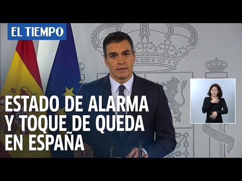 Estado de alarma y toque de queda en España para frenar el virus