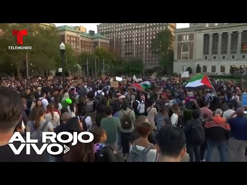 EN VIVO: Manifestación en solidaridad con Palestina en la Universidad de Columbia | Al Rojo Vivo