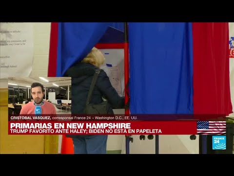 Informe desde Washington: Trump aventaja a Haley en primarias de New Hampshire • FRANCE 24 Español