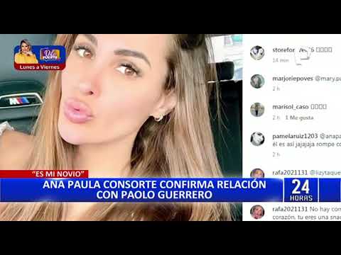Ana Paula Consorte confirma relación con Paolo Guerrero: Es mi enamorado