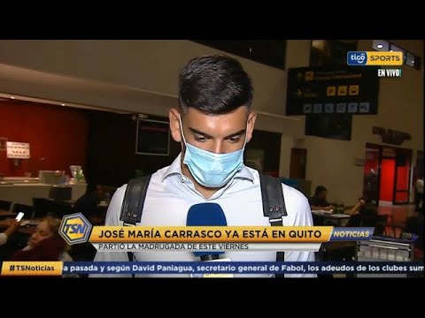 #TSNoticias ? José María Carrasco ya está en Quito