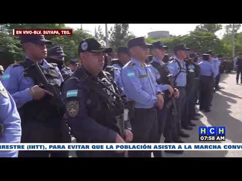 Para evitar situaciones de riesgo, Policía Nacional acompaña movilización del BOC