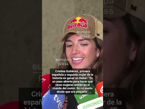 Cristina Gutiérrez, primera española y segunda mujer de la historia en ganar un Dakar