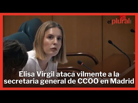Insultos y descalificaciones de una diputada del PP a CCOO en la Asamblea de Madrid