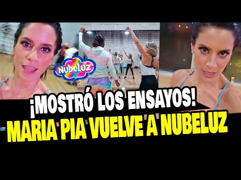 MARIA PIA COPELLO VUELVE CON NUBELUZ Y MUESTRA LOS ENSAYOS DLE SHOW