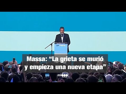 MASSA: LA GRIETA SE MURIÓ y EMPIEZA UNA NUEVA ETAPA - Telefe Noticias