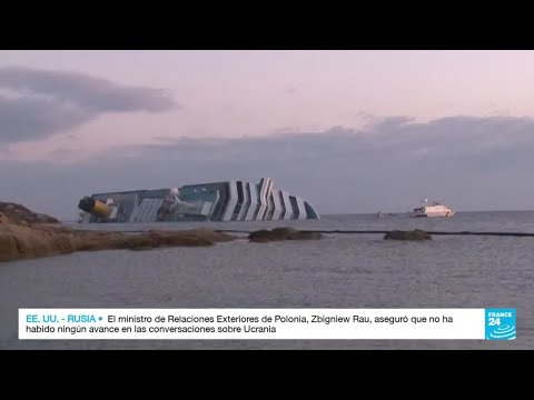 Se cumplen 10 años del naufragio del crucero Costa Concordia que dejó 32 muertos