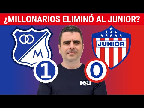 Millonarios 1-0 Junior | Liga Dimayor 2023-II | Resumen, Goles y Táctica por Juan Felipe Cadavid