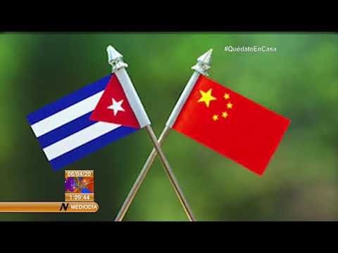 Recibe Cuba donativo de China para el enfrentamiento a la COVID 19