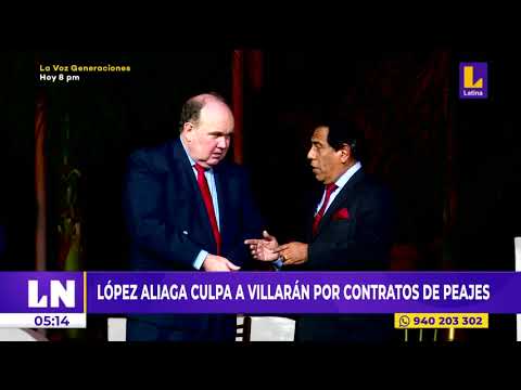 Rafael López Aliaga CULPA A SUSANA VILLARÁN por peajes #LatinaNoticias