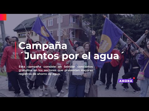 Campaña ‘Juntos por el agua’ en los barrios de Bogotá