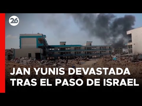 MEDIO ORIENTE | Jan Yunis devastada tras la retirada del ejército israelí