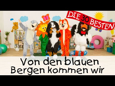 🇩🇪 Von den blauen Bergen kommen wir - Singen, Tanzen und Bewegen || Kinderlieder ⛰️