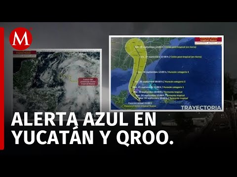 Ciclón tropical número nueve se acerca a Yucatán y Quintana Roo