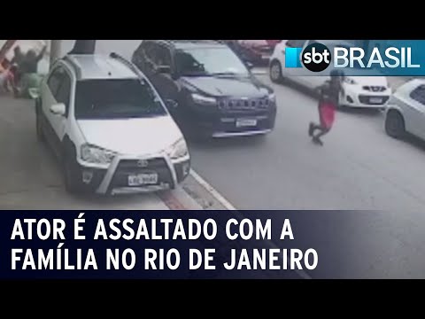 Ator e empresário Igor Lage sofre assalto no Rio de Janeiro | SBT Brasil (24/02/24)