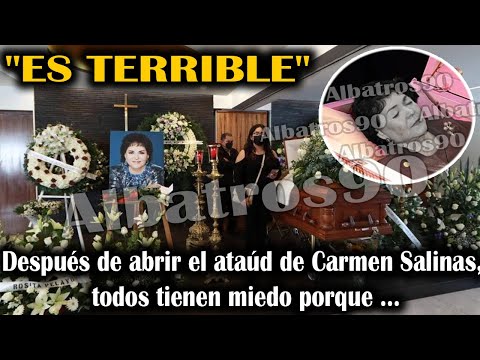 ?URGENTE ! LUEGO DE ABRIR EL ATAÚD DE CARMEN SALINAS, TODOS SE ASUSTARON Y HUYERON POR ESTA RAZÓN