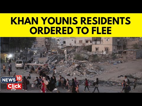 Israel War On Gaza Updates: Residents Flee Khan Younis Amid Artillery Attacks | Gaza News | N18G