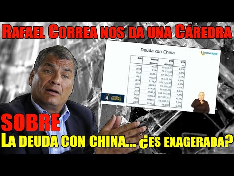 Rafael Correa nos da una cáredra sobre La deuda con china