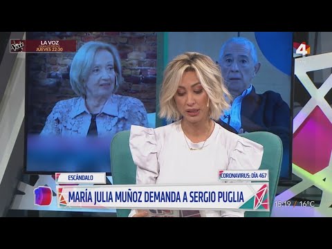 Algo Contigo - Escándalo: María Julia Muñoz demanda a Sergio Puglia