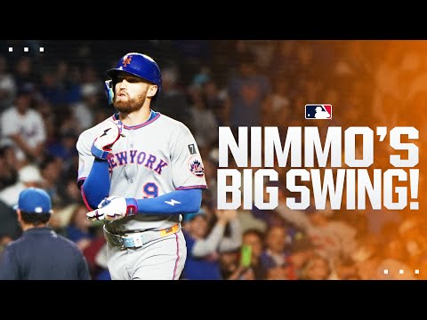 Brandon Nimmo hits a 3-run homer to tie the game! 