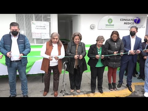 En Cactus, Ayuntamiento de SGS inauguró el tercer consultorio médico gratuito.