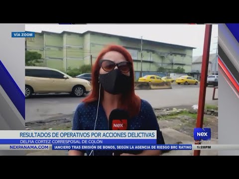 Policía Nacional brinda informe de operativos en las últimas horas en la provincia de Colón