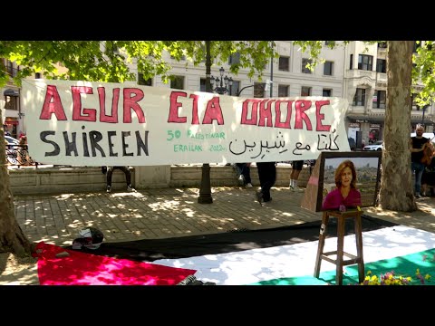 Decenas de personas conmemoran en Bilbao el Día de la Nakba en apoyo a Palestina