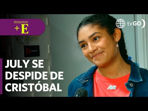 July se despide de Cristóbal | Más Espectáculos (HOY)