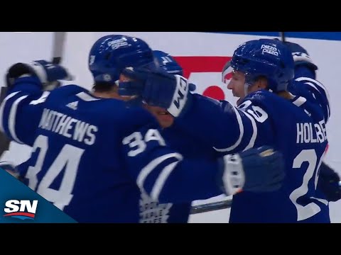 Maple Leafs Passing Prowess Nets Pontus Holmberg Two Goals In Three MInutes