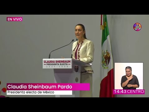 Entrega de Constancia a Claudia Sheinbaum como Presidenta Electa de México (15/08/2024)