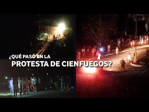 PROTESTA en Cienfuegos: declaraciones de MANIFESTANTE
