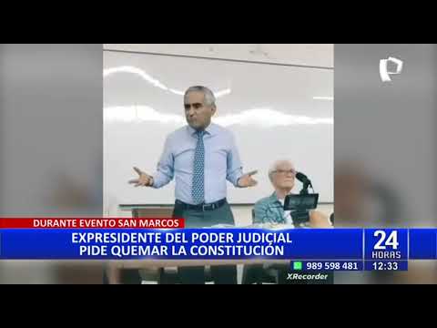 Duberlí Rodríguez, expresidente del PJ: Hay que quemar la Constitución