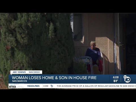 San Marcos woman figures out next steps after losing her home and son during house fire