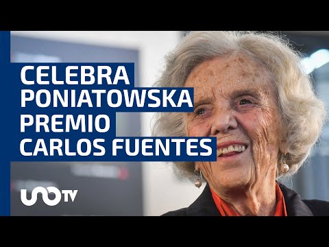 Elena Poniatowska dedica premio Carlos Fuentes a literatas y periodistas