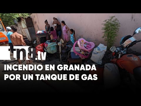Cocina agarra fuego y casi provoca tragedia en vivienda de Granada - Nicaragua
