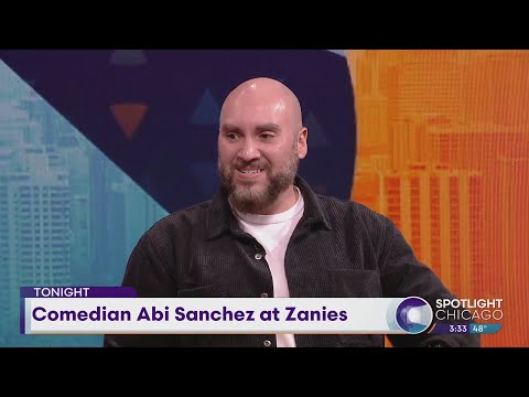 Comedian Abi Sanchez at Zanie's