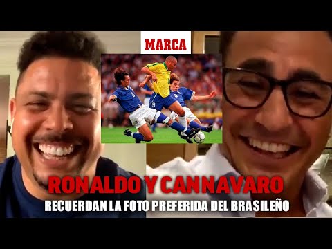 La historia de la fotografía en la que Maldini y Cannavaro intentan frenar a Ronaldo I MARCA